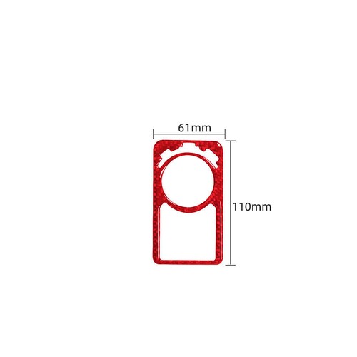 1pcs Red Carbon Fiber Driving Mode Switch Cover Trim For Lexus RC300 350 2015-20 - Bild 4 von 10