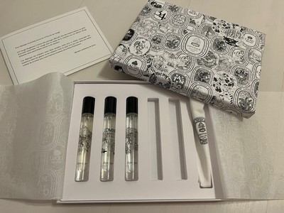 New Diptyque Eau De Toilette Discovery 3 Pcs Set *See Description*