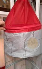 Ikea Nöje Ritter Ecke Burg Drachen Flamme Feuer Grau Rot Orange Utensilo Vintage