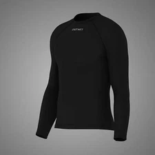 Base LSM Long Sleeve Merino Wool Cycling BASE LAYER in Black - by Outwet