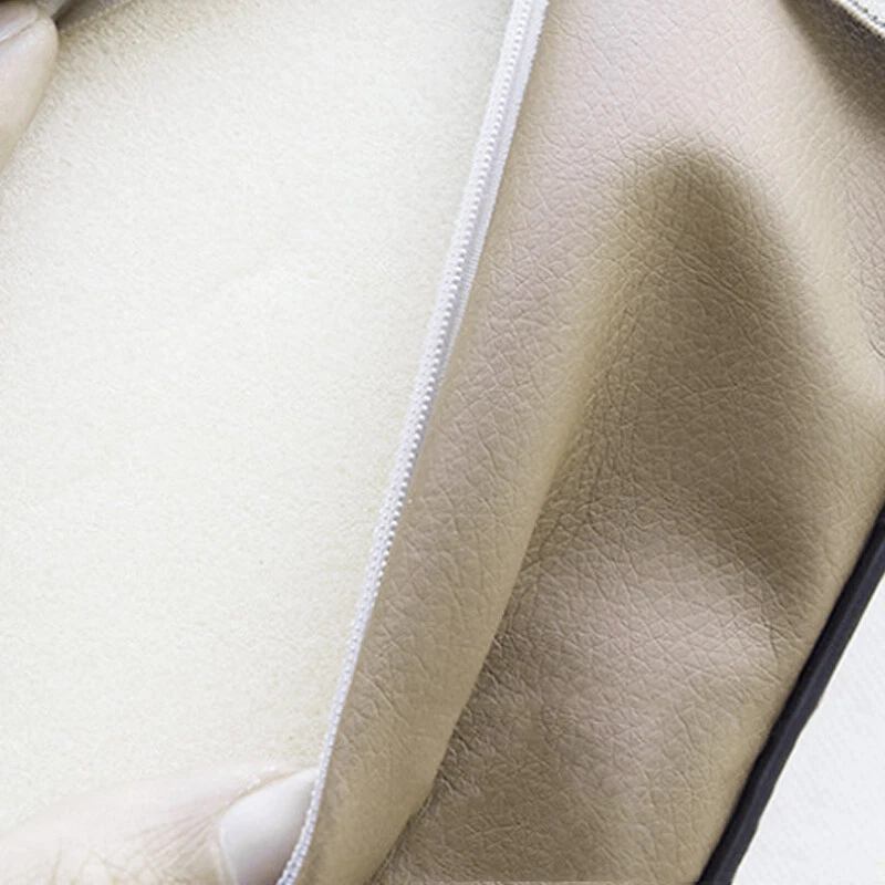 Beige Dust-proof Leather Car Armrest Pad Cover Auto Center Console Cushion Mat - Изображение 3 из 4