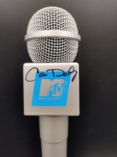 Carson Daly Signed MTV TRL Vintage Microphone COA BAS Beckett The Voice Host
