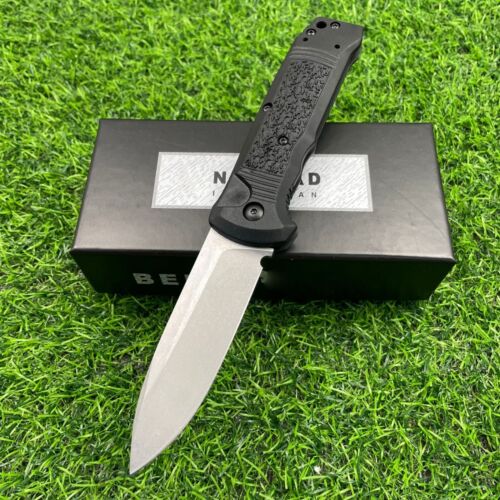Y-START Camping Knife Hunting Folding Knife S30v Blade Nylon fibre Handle-4400K
