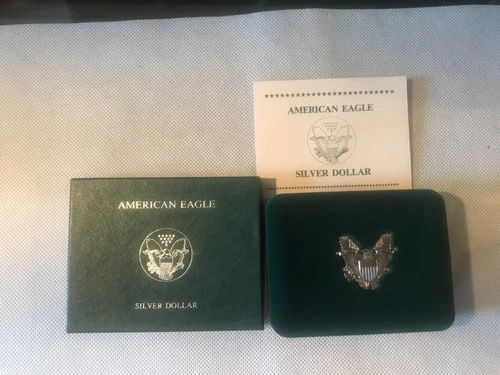 1989 American Eagle Silver Dollar 1oz Fine Silver Uncirculated