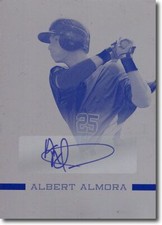 ALBERT ALMORA 2012 Rize Rookie Autograph Printing Press Plate Auto RC 1/1