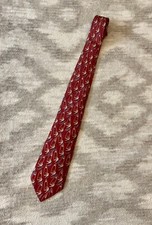 Vintage Chaps Ralph Lauren 100% Silk Sail Board Wind Surfer Neck Tie Made In USA