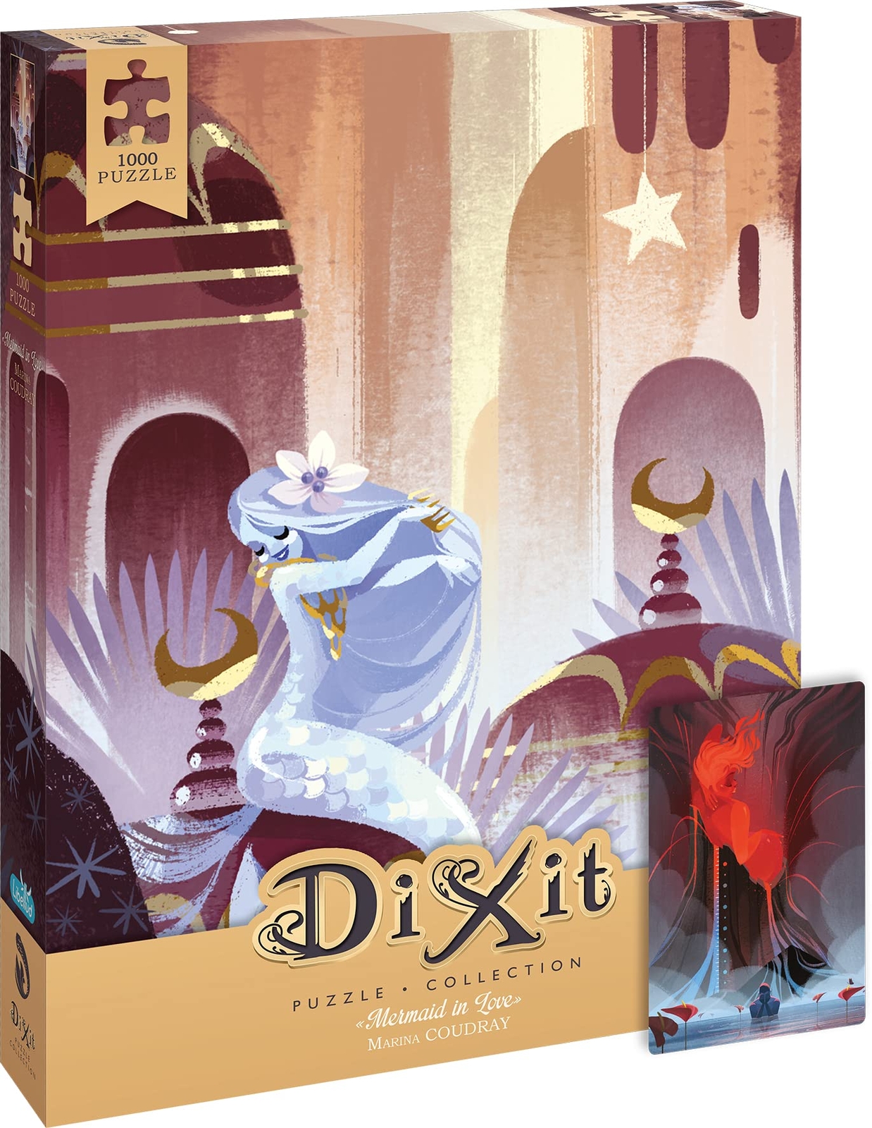Thumbnail - Libellud | Dixit Puzzle Collection | Motiv: Mermaid In Love | 1.000