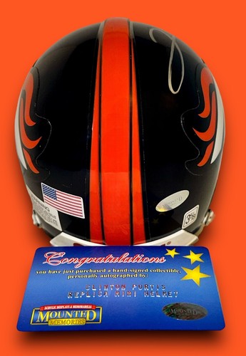 CLINTON PORTIS AUTOGRAPHED SIGNED DENVER BRONCOS RIDDELL MINI HELMET MM/COA - Picture 3 of 5