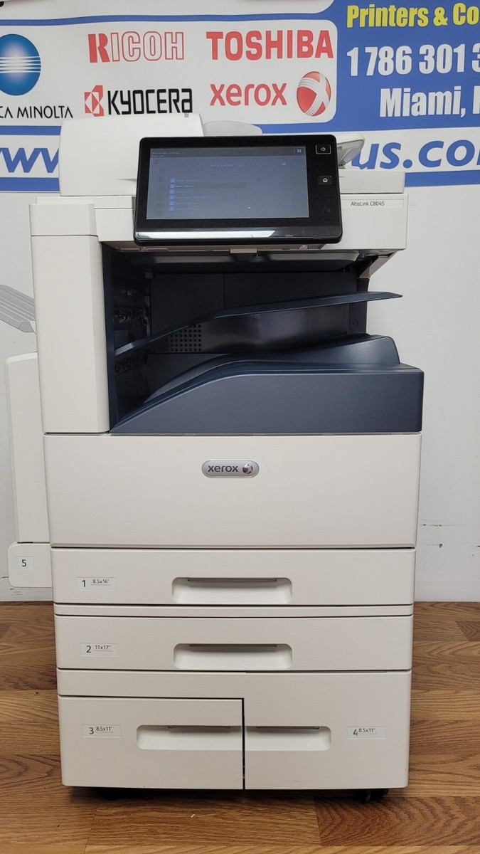 XEROX ALTALINK C8055 COPIER, FAX, NETWORK PRINTER, DUAL SCANNER | eBay