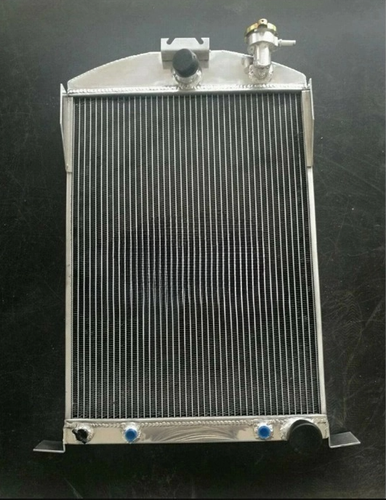 5Row Aluminum Radiator For 1933-1934 Ford Car W/Chevy 350 V8 AUTO AT - Picture 3 of 4