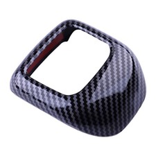 Kohlefaser Stil Schaltknauf Abdeckung Dekor passt für Nissan Pathfinder Neu