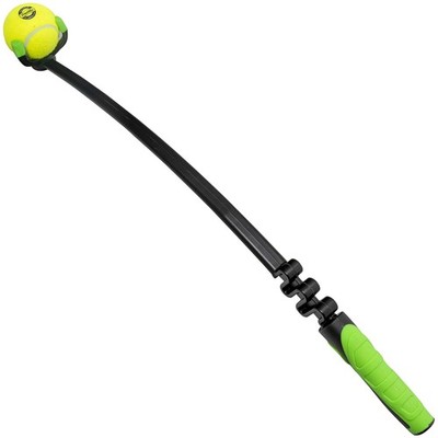 Franklin Pet Supply FETCH-IT LAUNCHER Tennis Ball Original, Black/Green