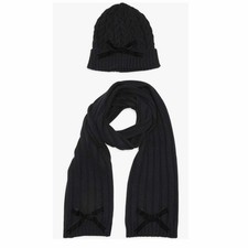 Kate Spade Bow Beanie  Scarf Box Gift Set