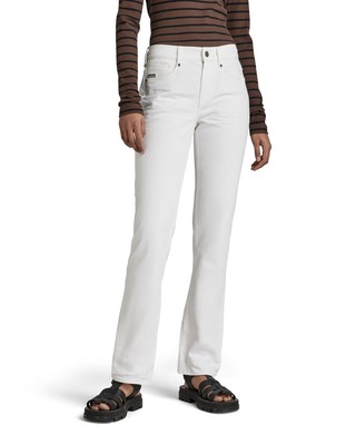 G-Star, Damen, Jeans, Noxer Straight, Elto white stretch denim, W28 L30, B-Ware