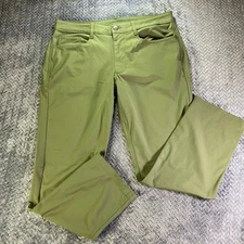 SWISS TECH Mens Olive Branch Pants 34W X 30L Polyester Stretch Casual Hiking