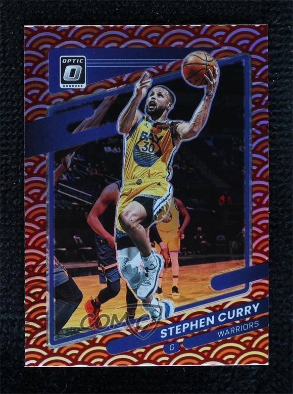 2021-22 Panini Donruss Optic Photon Prizm Stephen Curry #128 5l2