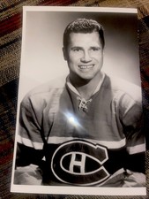 1958 GERRY MCNEIL NHL HOCKEY DAVID BIER PHOTO MONTREAL GOALIE CANADIENS AHL QSHL