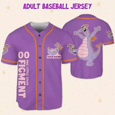 Personalized Figment Little Spark Journey Into 3D Baseball Jersey Shirt New