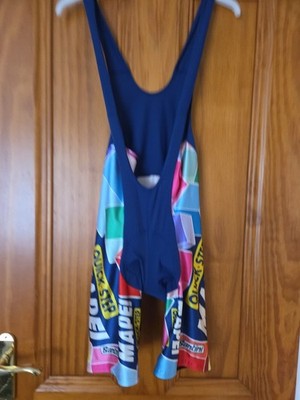 SMS SANTINI Radsport Einteiler Trägerhose Größe Erwachsene Medium Fahrradbekleidung