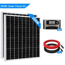 200 Watt 12V Outdoor Solar Panel Monocrystalline Solar Module for home Boat