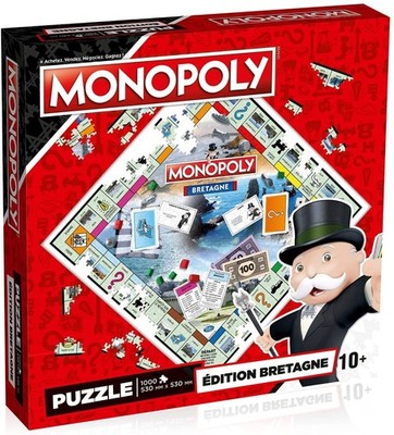 WINNING MOVES - Puzzle 1000 Teile MONOPOLY Bretagne -  - WIN01701