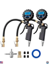 AstroAI Heavy-Duty Digital Tire Pressure Gauge & Inflator - 250 PSI, 2-Pack