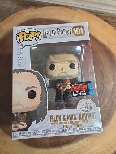 CUSTOM Filch & Mrs. Norris #101 Pop Harry Potter (2019) Funko LIMITED EDITION