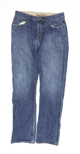 Hackett Herren Jeans blau Straight, Größe 32
