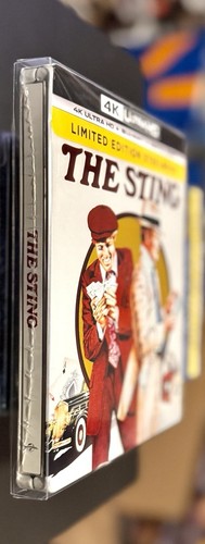 THE STING Limited Ed. STEELBOOK 4K BR Digital w/PROTECTOR New Mint - Picture 4 of 8
