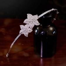 Star Wedding Tiaras Headpices Crowns Sparkling Brides Hair Accessory for Women