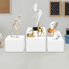 4PCS Acrylic Buffet Riser Food Display Dessert Cake Stand Stackable Box Party