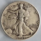 1943 Walking Liberty Silver Half Dollar | Philadelphia | Fine/VF