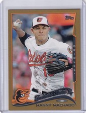 2014 Topps #24 Manny Machado Gold /2014 Future Stars Very Clean Near Mint 2nd YR