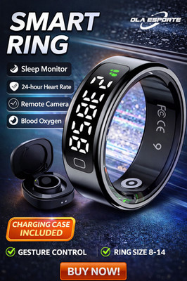 Esporte Smart Ring Herzfrequenz SPO2 Monitor Fitness Gesundheit 5ATM Android iOS
