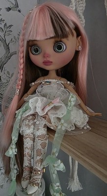 Blythe Puppe 30 cm Ooak Blythe Doll OOAK Ombre Hair