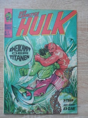 Der gewaltige Hulk  20         Williams     Marvel Comic   X-Men