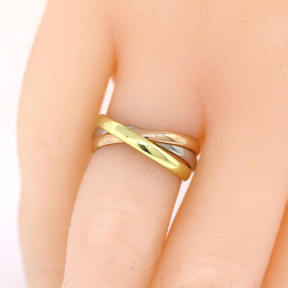 Anillos Cartier Trinidad Rosa, Blanco y Oro 18k Foto 2 de 4