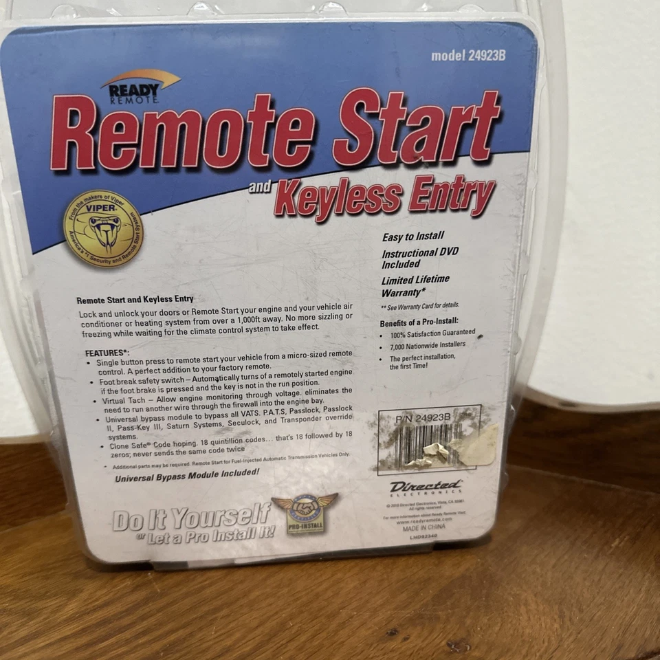 Directed Electronics 24923 Ready Remote Car Auto Start System Keyless Entry - Image 4 of 4