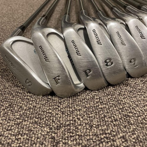 Mizuno Notus Iron Set 10pcs 3-9, PW, AW, SW Graphite Flex R - Picture 6 of 11