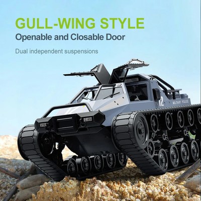 JJRC C8812 RC Tank 2.4GHz Ripsaw Tracked Crawler Vehicle Proportional ControlToy