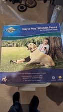 PET SAFE STAY  PLAY WIRELESS FENCE FOR DOGS 5LB 3/4 ACRE PIF00-13663 NEW BOXED
