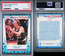 1989 Fleer NBA All-Stars #10 Larry Bird (PSA 5) $50 OBO