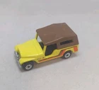 Matchbox Lesney Superfast No53 CJ6 JEEP yellow with RARE SILVER PAINTED BASE "