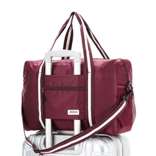 Arxus Foldable Tote Bag for Travel Expandable Lightweight Carry On Luggage 22...