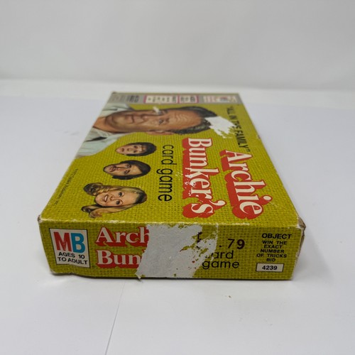 Vintage 1972 All In The Family Archie Bunker's Card Game Milton Bradley MB - Picture 3 of 6