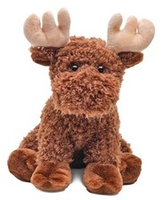 Bearington Morton The Moose Stuffed Animal, 10.5 Inch Plush Moose