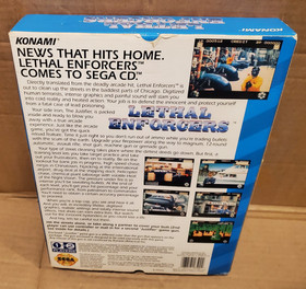 Sega Cd  gun and game Lethal Enforcers (Sega CD, 1993)