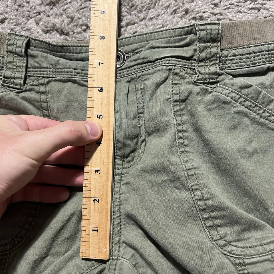 Vintage Y2k Style Co Military Cargo Capri Womens 4P Cinch Baggy 90s Grunge Loose - Image 4 of 4