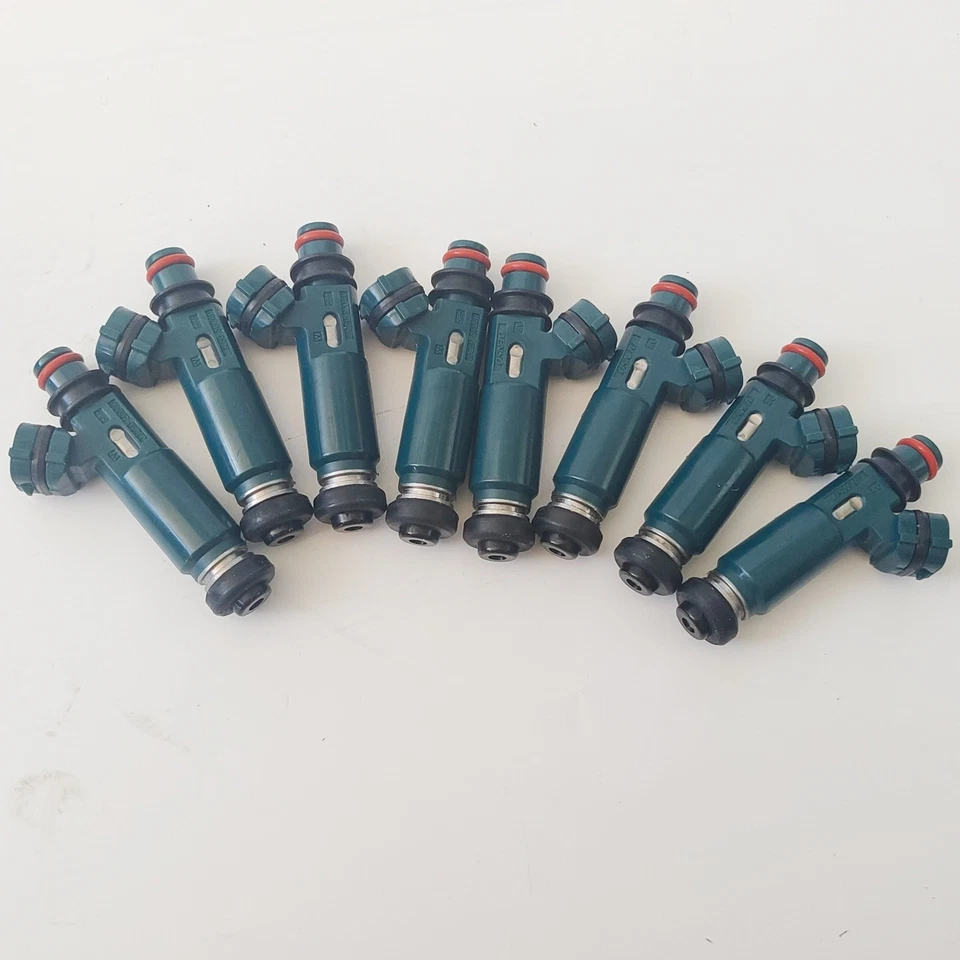 8X Inyectores de combustible DENSO 23250-50040 para Toyota Tundra Lexus GX470 4,7 L V8 98-05 Foto 2 de 4