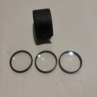 Tiffen 58mm Close-Up Lens Filter Set of 3 (+1, +2, +4) Case included